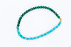 Half and half Malachite and Turquoise